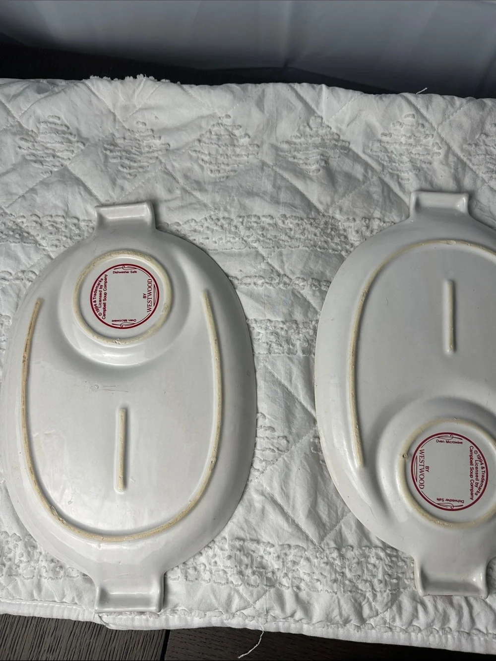 Cambells 1994 Tomato Soup Oval Soup and Sandwich Plate 2
